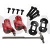 B130X14-R  Xtreme Productions Alu.Tail Blade Grip w/ Tail Shaft (Red)  Blade 130X